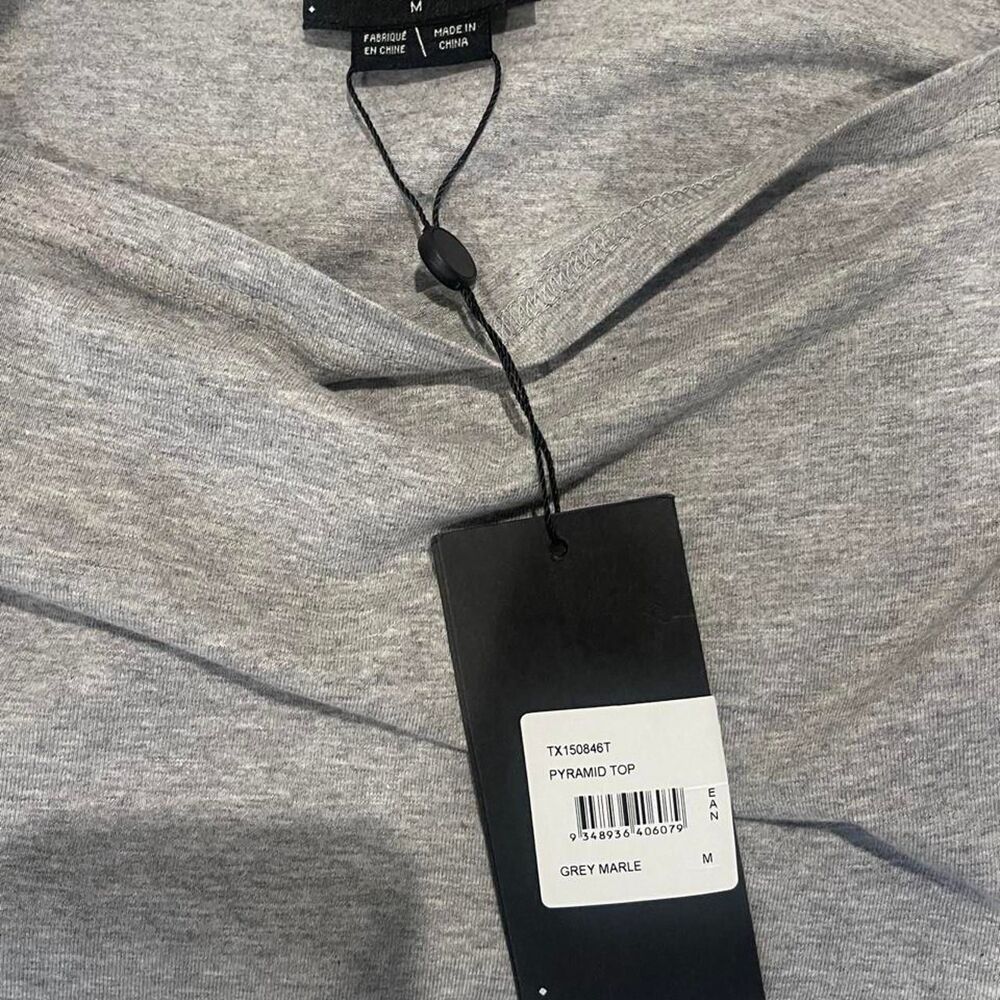 The fifth label Women's Grey and Black Blouse - Picture 3 of 3